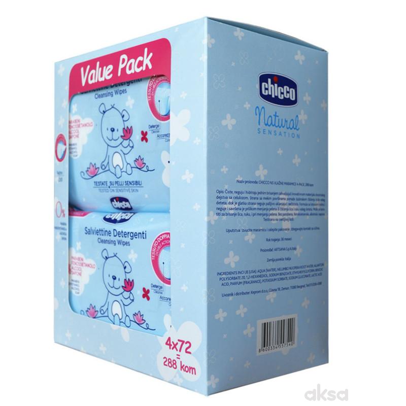 Chicco ns vlažne maramice 4-pack 288kom
