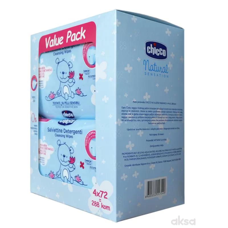 Chicco ns vlažne maramice 4-pack 288kom