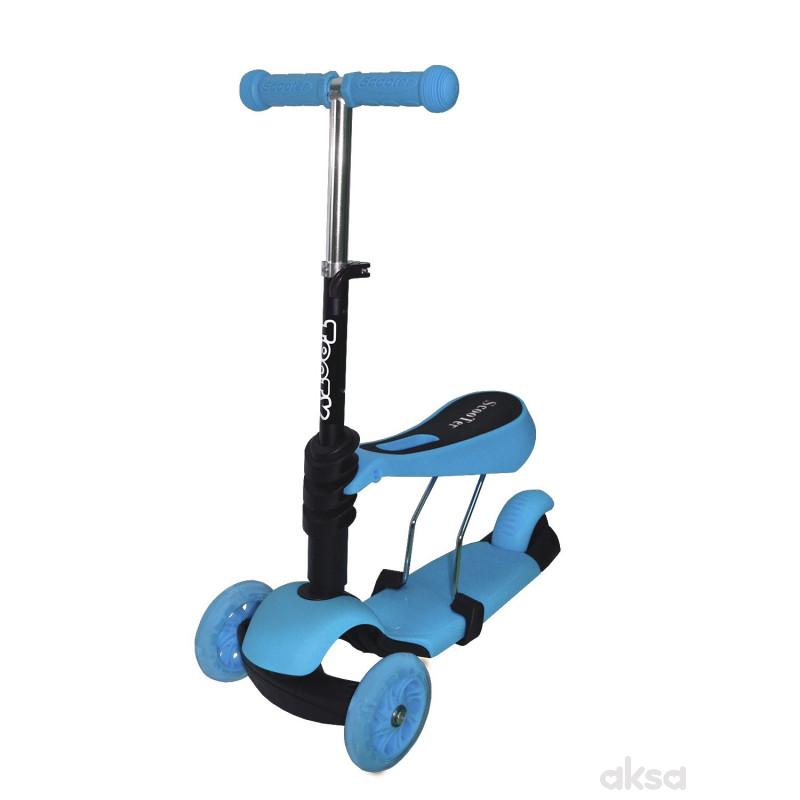 Troty trotinet 3 u 1, roze