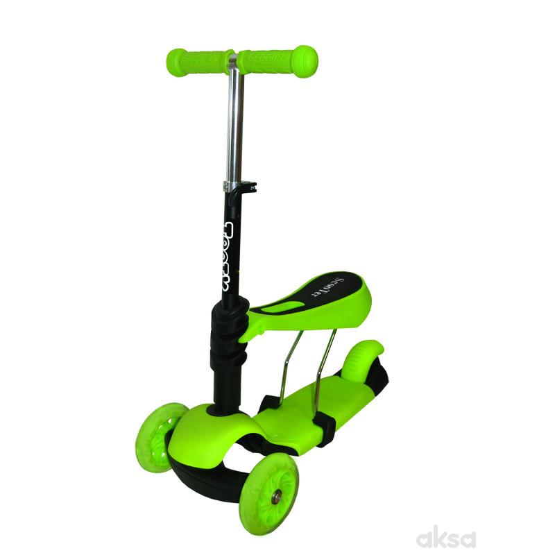 Troty trotinet 3 u 1, roze