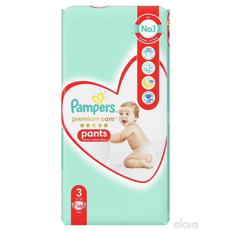 Pampers pants premium VP 3 midi 6-11kg 48kom