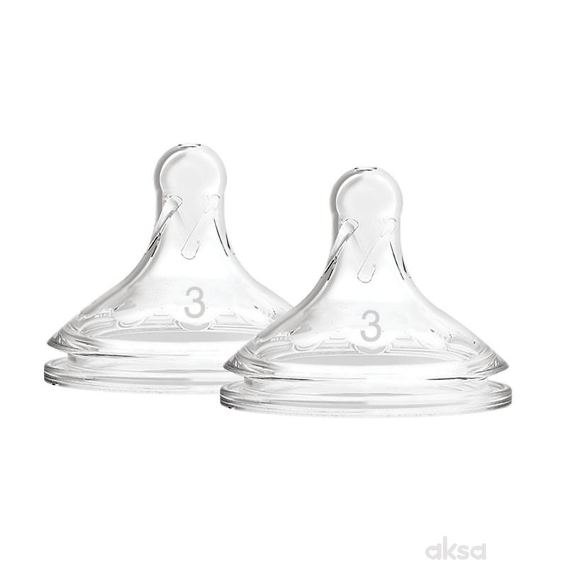 Silikonska Cucla Option+ wide neck flaš vel 3 2kom