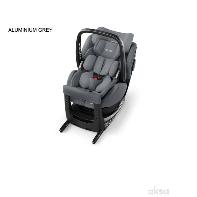 Recaro a-s Zero i-size0+/I do105cm elite alum grey