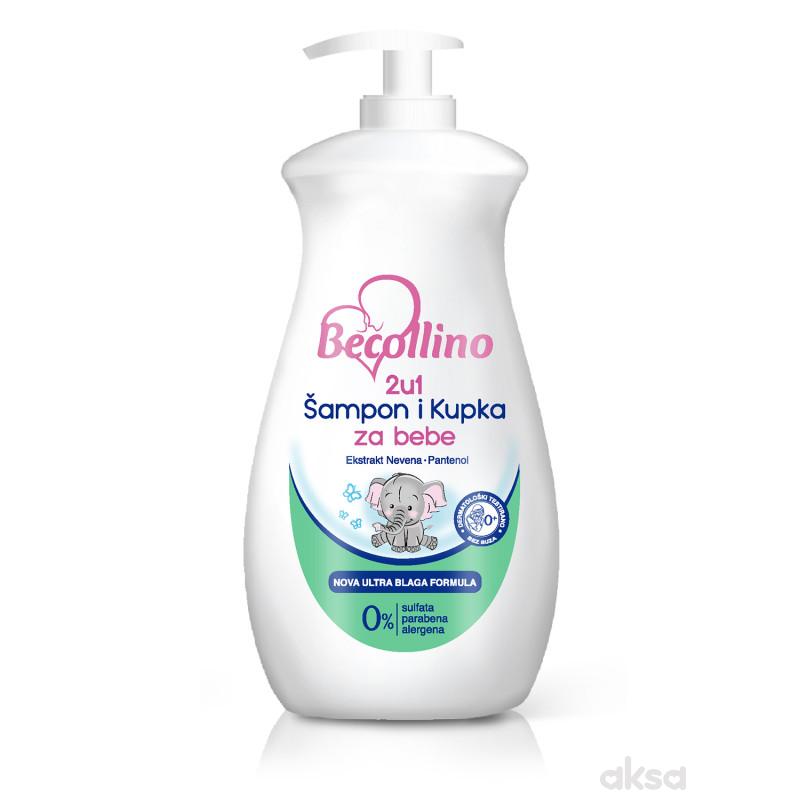 Becollino baby šampon i kupka 2u1 400ml