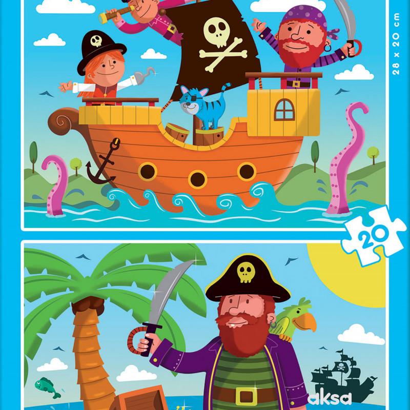 Educa slagalica Pirati 2 x 16 delova