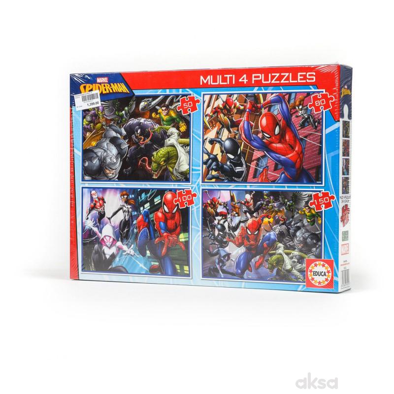 Educa slagalica Multi 4 Spiderman