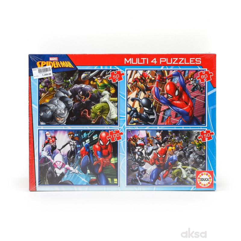 Educa slagalica Multi 4 Spiderman