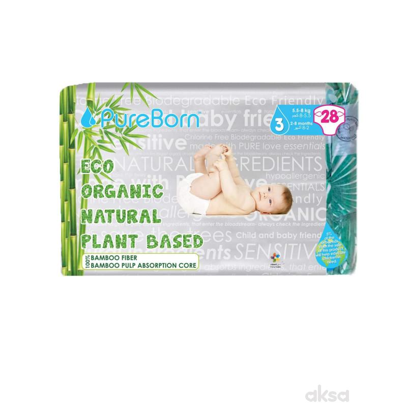 Pure Born pelene 3 Single pack 5,5-8kg 28kom