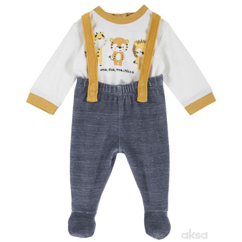 Chicco komplet(majica d.r. i donji deo),unisex