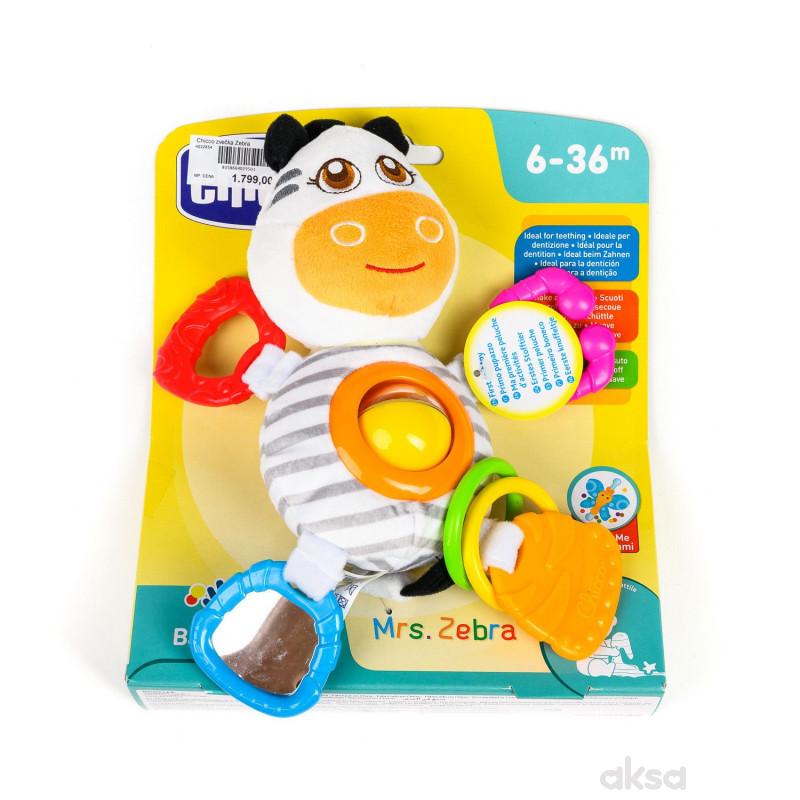 Chicco zvečka Zebra