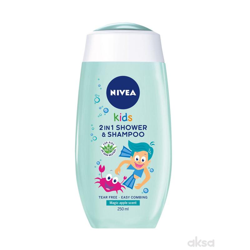 Nivea šampon i kupka za dečake 250ml