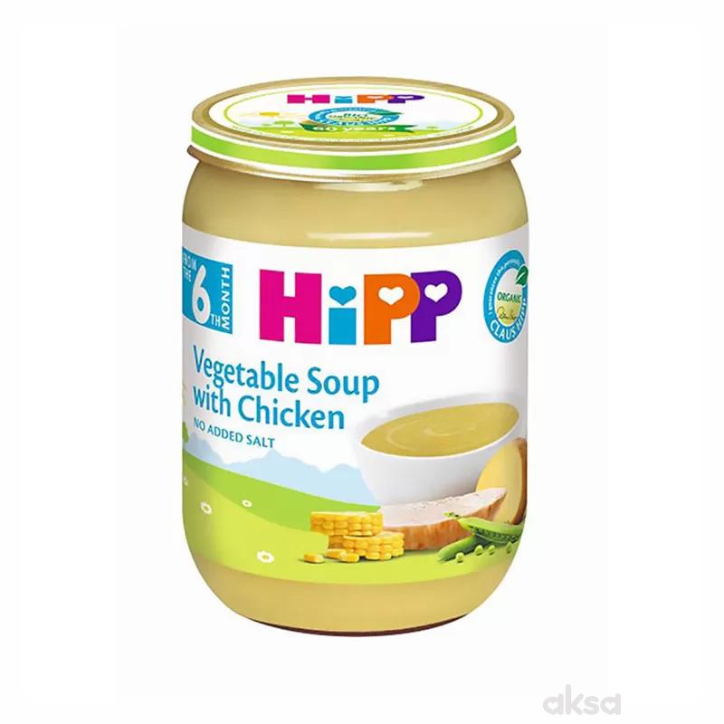 Hipp kašica BIO Supa od povrća sa piletinom 190g 