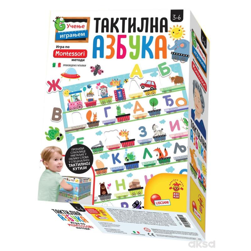 Lisciani Montessori Sr Eduk Igra Taktil Azbuka