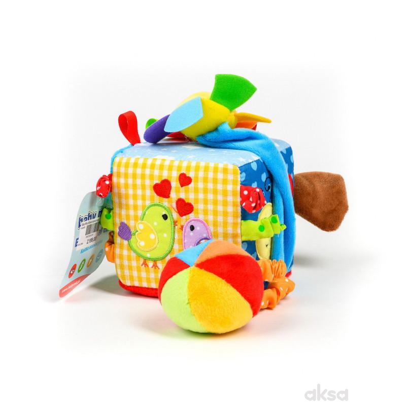 Baby Mix plišana kocka kuca