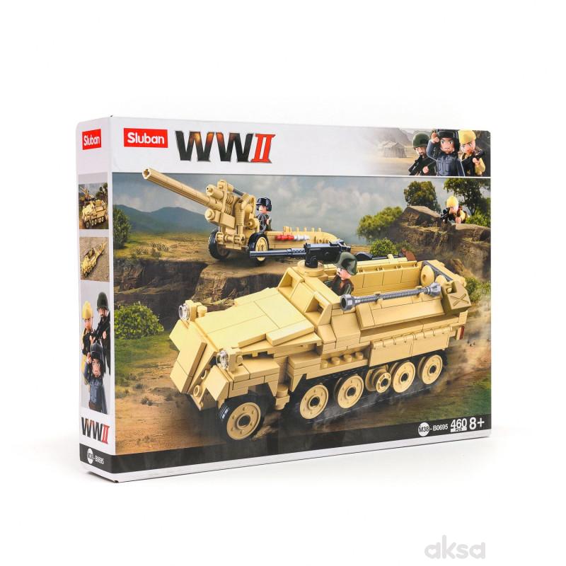 Sluban kocke, vojnički tenk, 460 kom