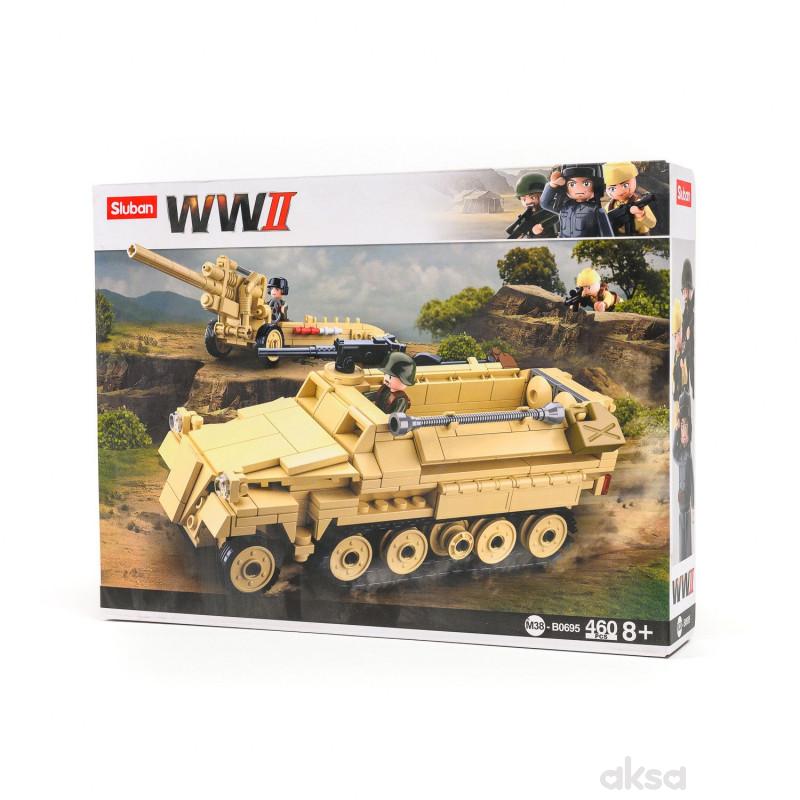 Sluban kocke, vojnički tenk, 460 kom