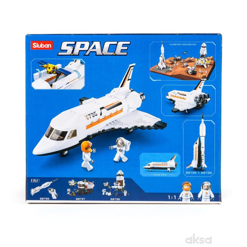 Sluban kocke, space-shuttle, 231 kom
