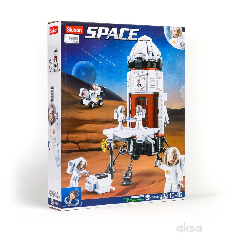 Sluban kocke, baza za raketu, 733 kom