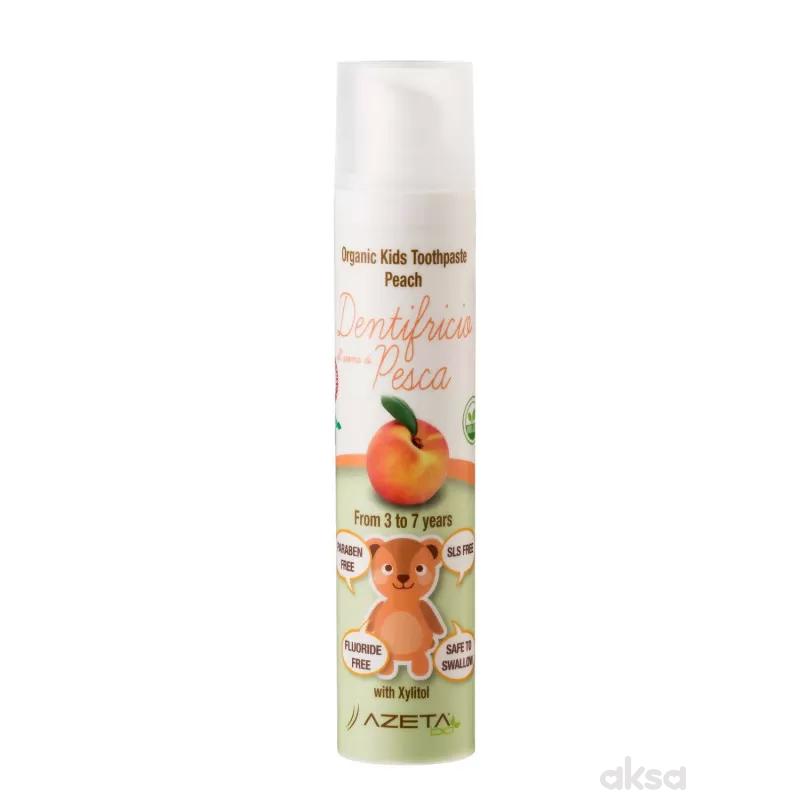 Azeta Bio organska pasta za zube breskva 3-7G 50ml