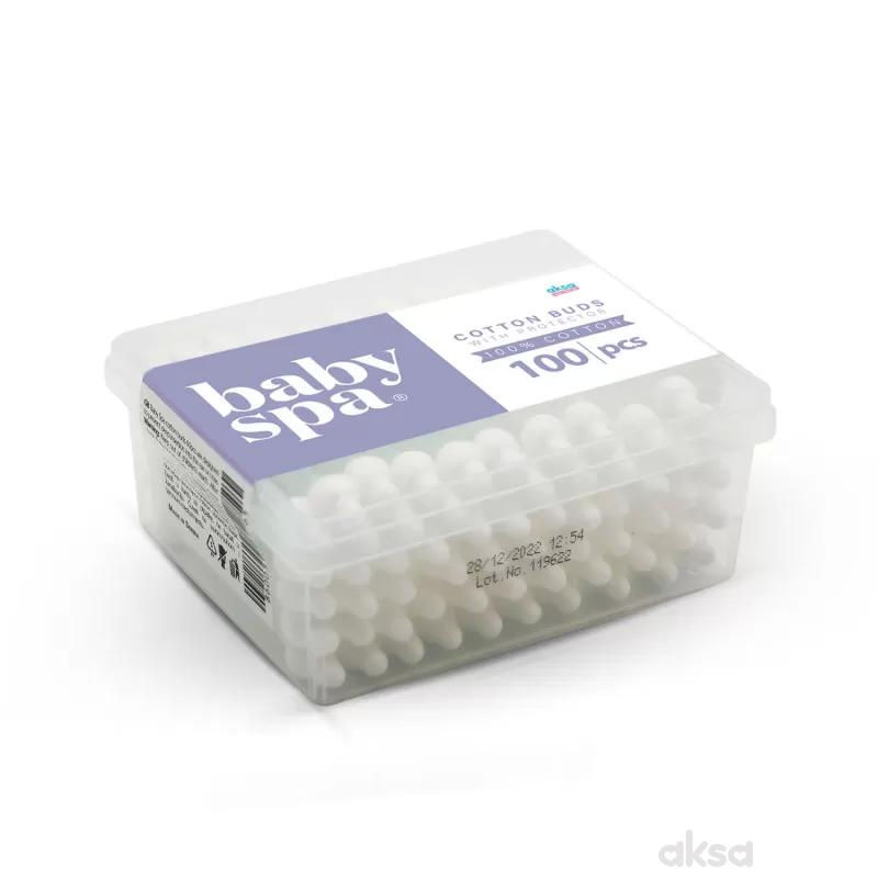 Baby Spa štapići za uši sa graničnikom 100kom