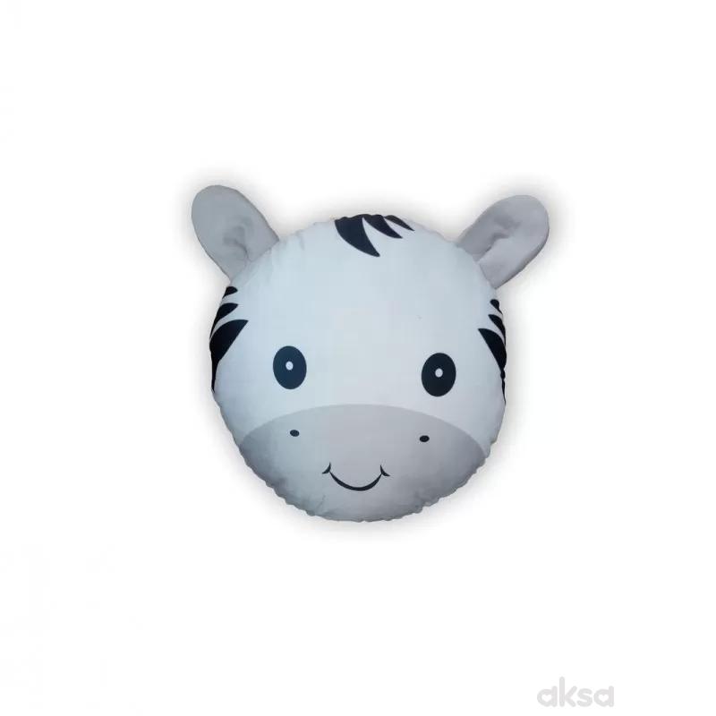 Lillo&Pippo ukrasni jastuk Animals,siva