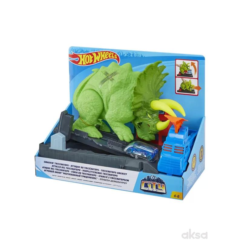Hot Wheels Set Triceratops