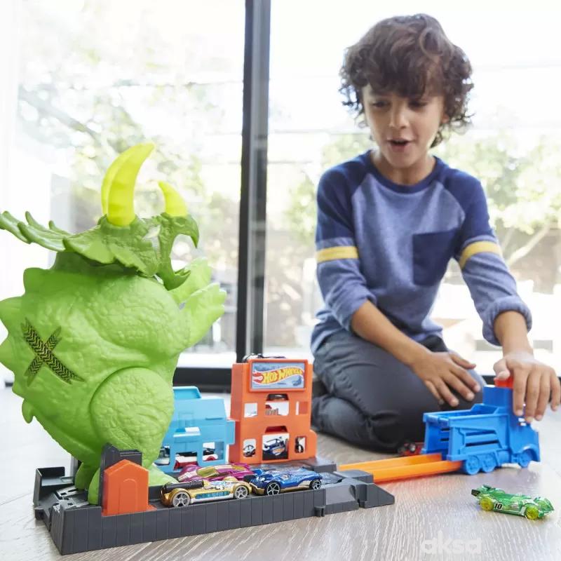 Hot Wheels Set Triceratops