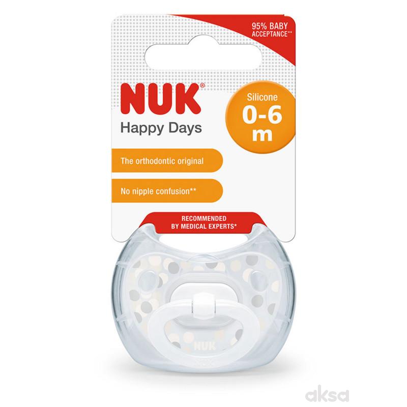 Nuk laža silikon happy kids vel1