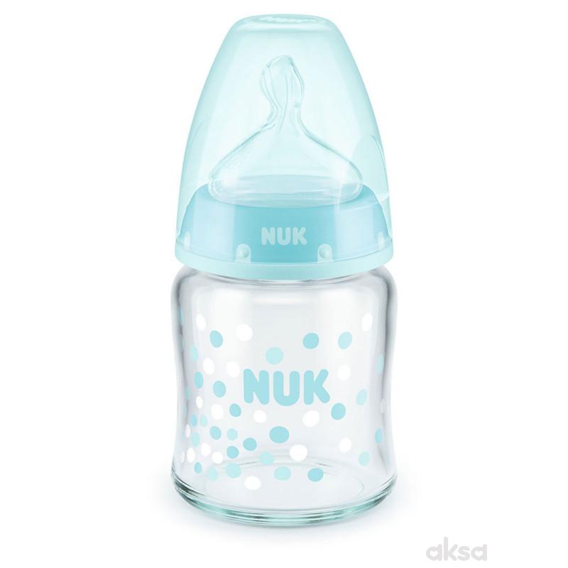 Nuk staklena flašica FC 120ml sil.s1