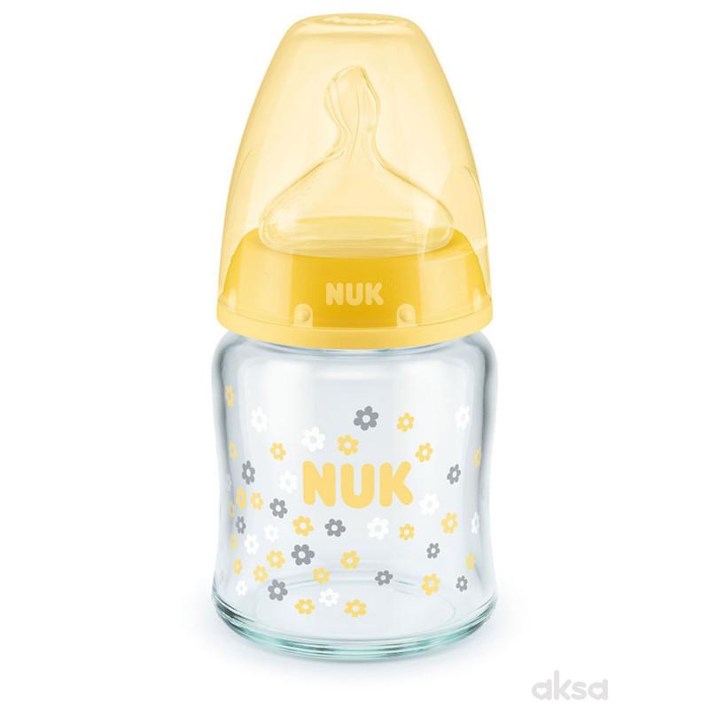 Nuk staklena flašica FC 120ml sil.s1