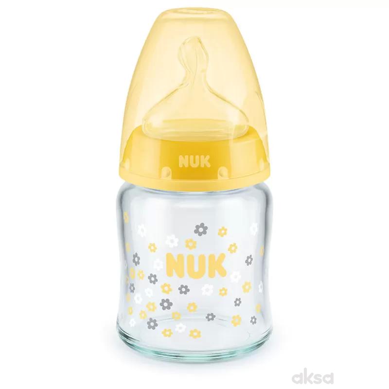 Nuk staklena flašica FC 120ml sil.s1