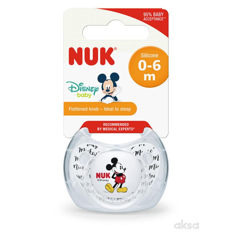Nuk laža silikon Mickey Mouse vel1