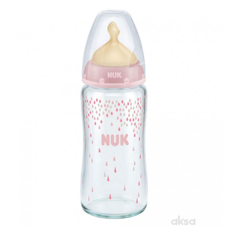 Nuk staklena flašica FC 240ml kau.s1