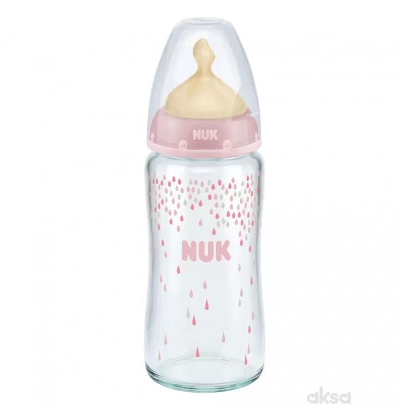 Nuk staklena flašica FC 240ml kau.s1