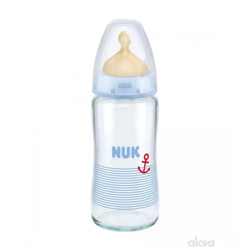 Nuk staklena flašica FC 240ml kau.s1