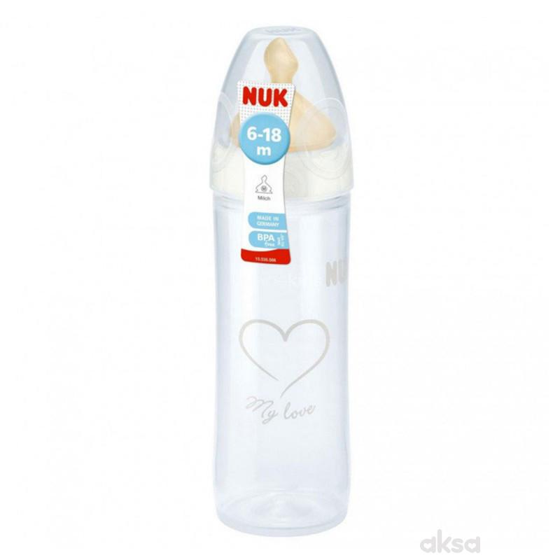 Nuk plastična flašica clasic kau 6-18m