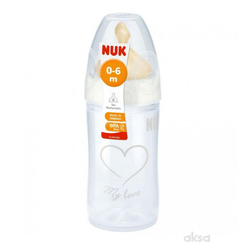 Nuk plastična flašica clasic kau 0-6m
