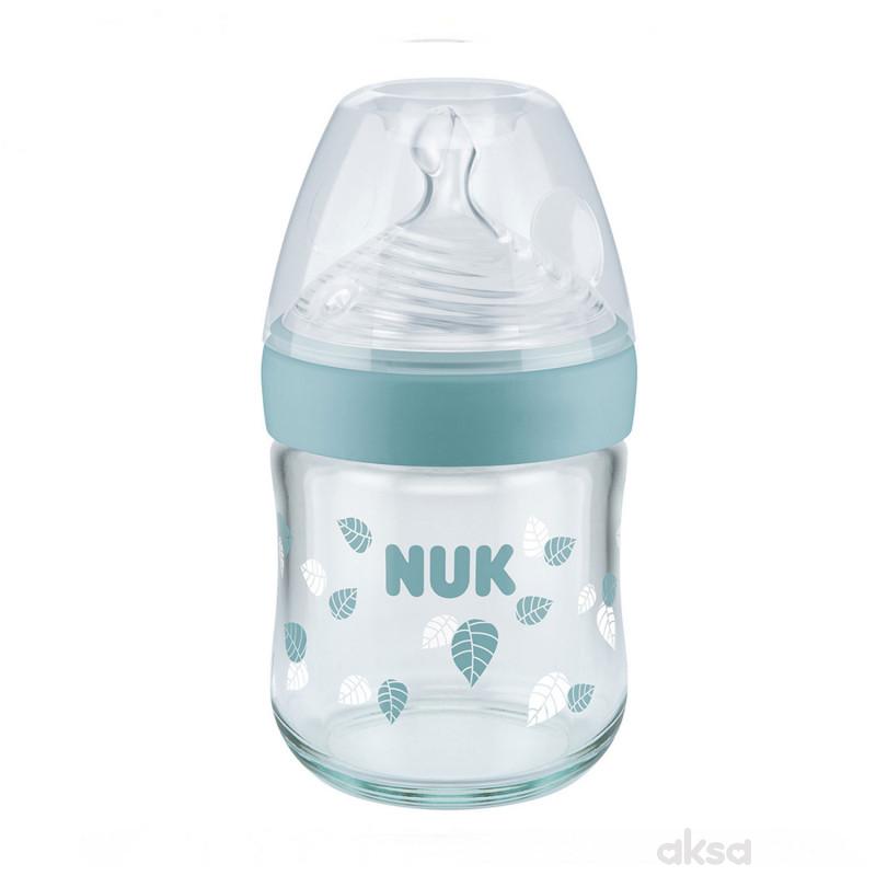 Nuk staklena flašica NS 120ml, sil 0-6s