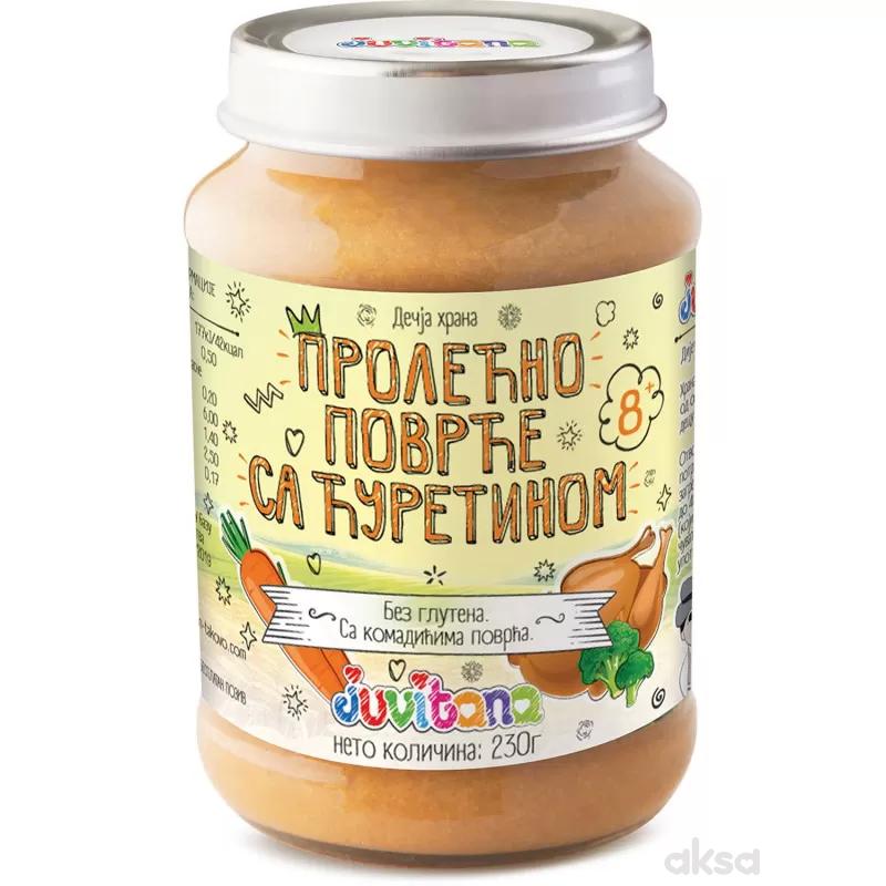 Juvitana kašica prolećno povrće sa ćuretinom 230g