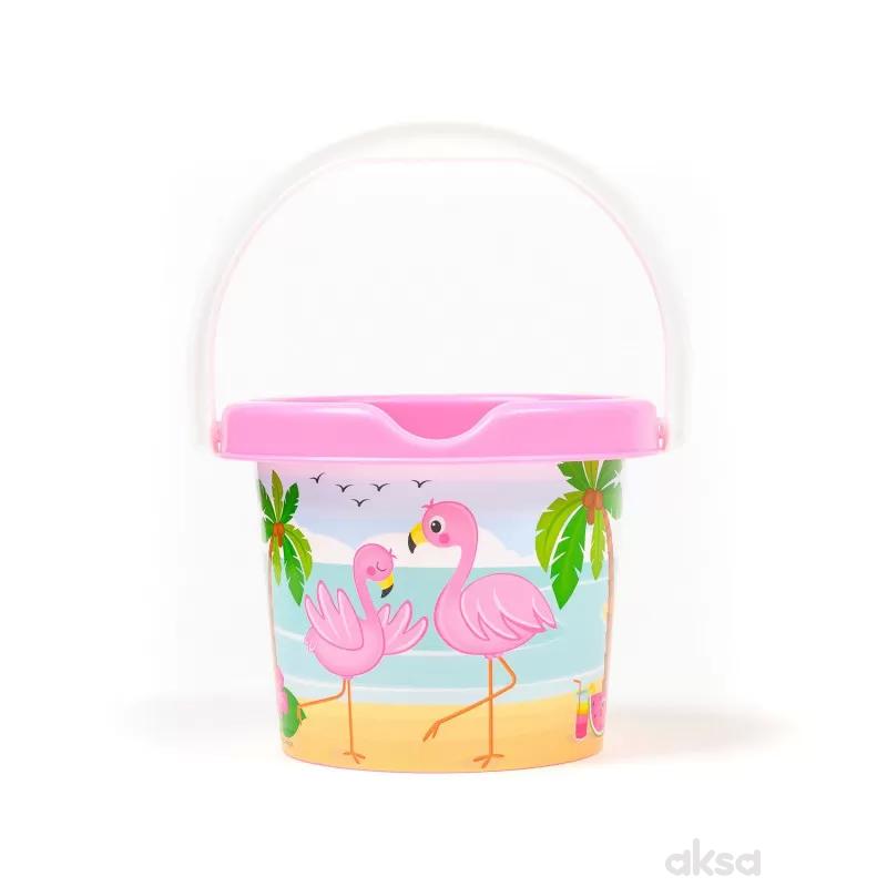 Androni Giocattoli kofica za pesak flamingos