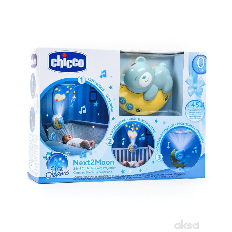 Chicco muzički projektor Next2Moon, plavi