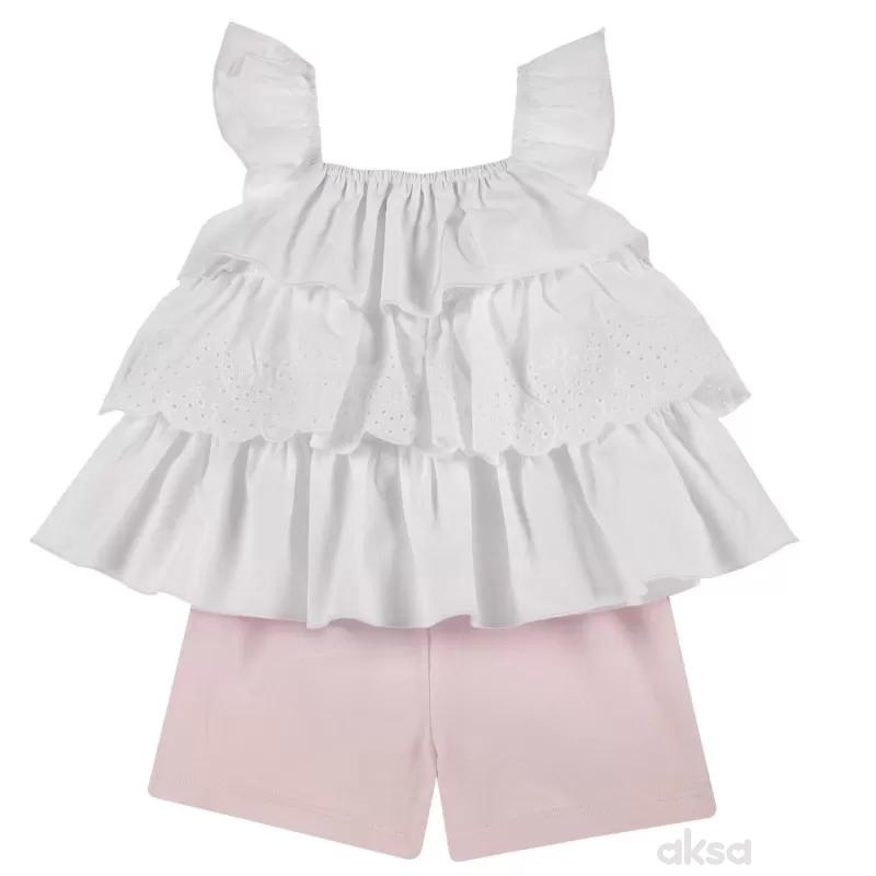 Chicco komplet 2/1 (majica, šorts),devojčice