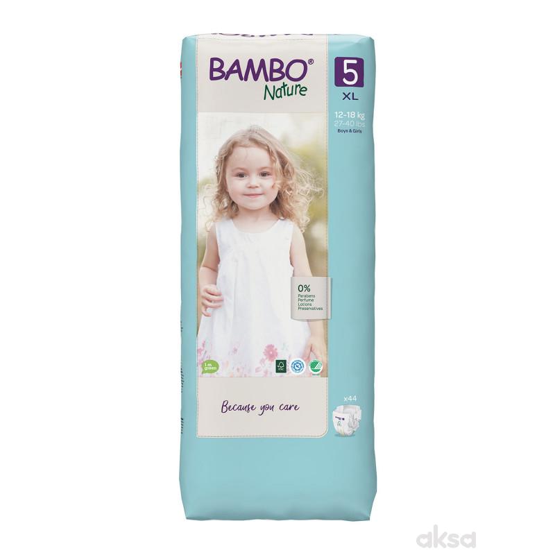 Bambo pelene Nature 5 junior 12-18kg 44kom
