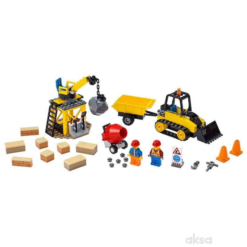 Lego City construction bulldozer