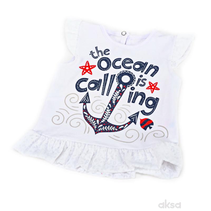 Pom Pom majica kr, devojčice