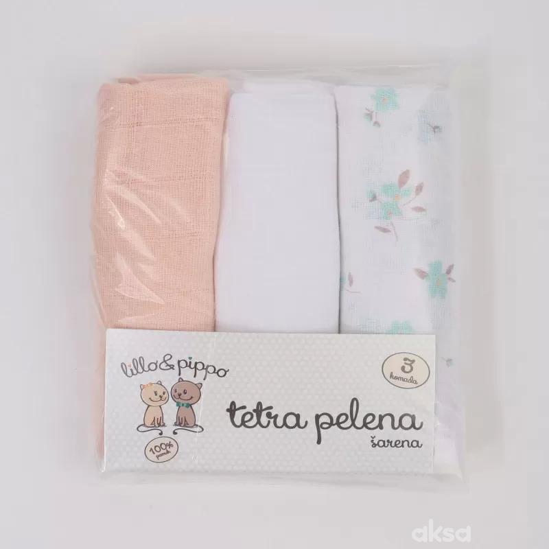 Lillo&Pippo tetra pelena Cvet 3u1