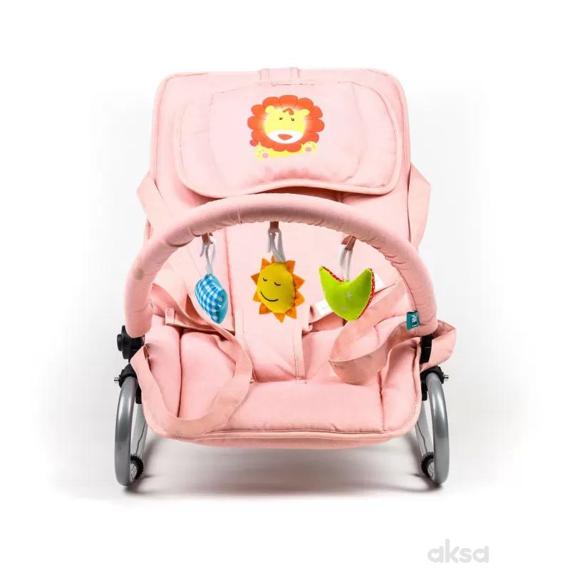 Puerri ležaljka Leone, roze