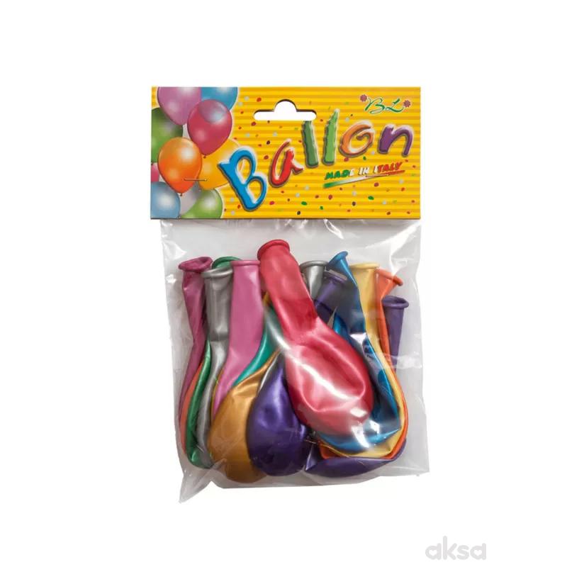 Basso Luigi Baloni metalik 10 kom 23 cm