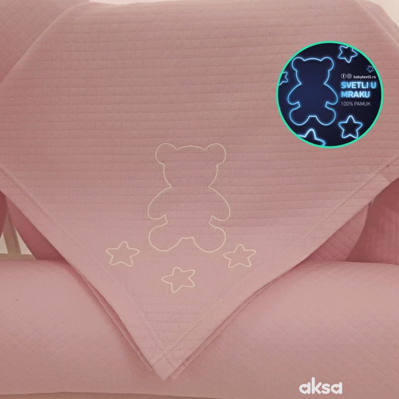 Baby Textil prekrivač Pepito,roze