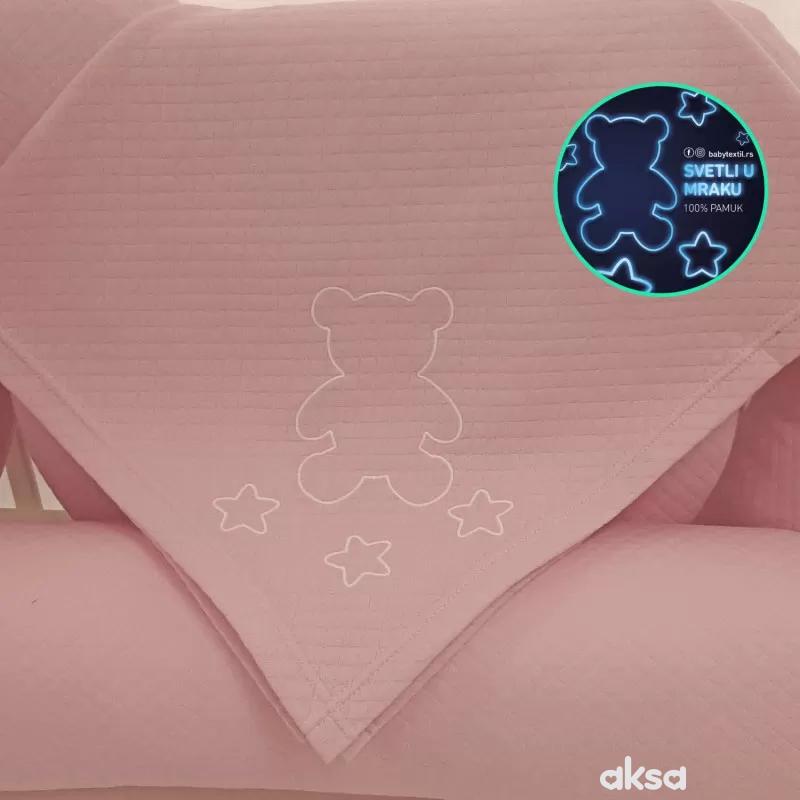 Baby Textil prekrivač Pepito,roze
